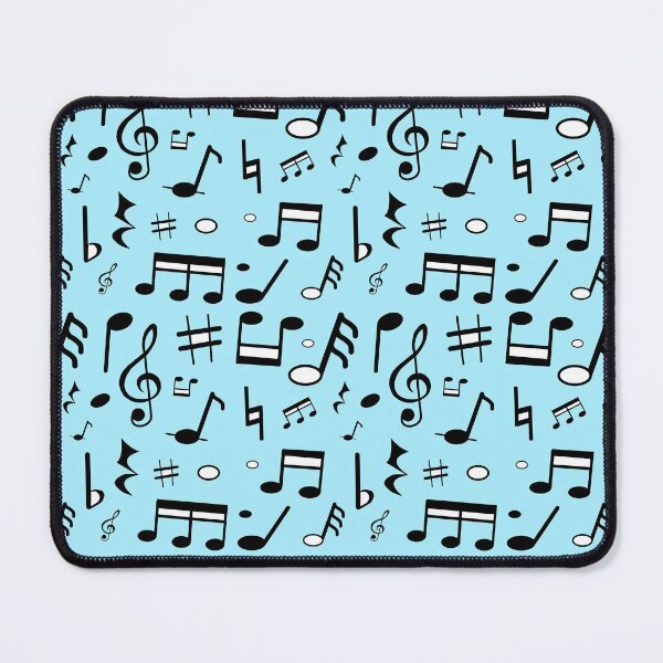 Item preview, Variation to Music Symbols Design and with a Light Blue Background designed and sold by ThisNThatImages.