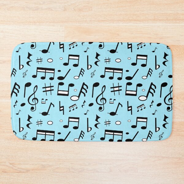 Item preview, Variation to Music Symbols Design and with a Light Blue Background designed and sold by ThisNThatImages.