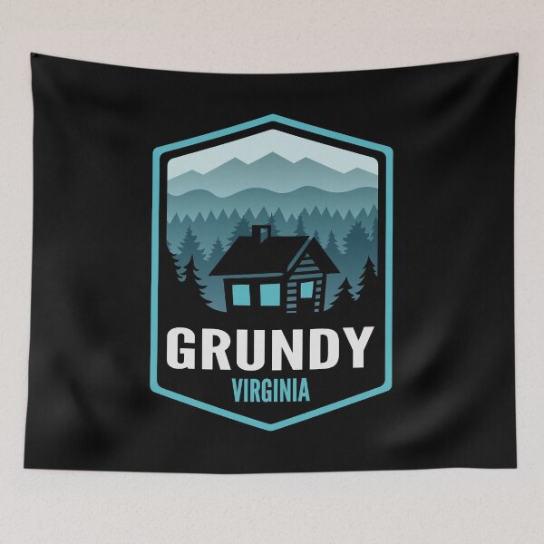 Item preview, Grundy Virginia Mountain Town Cabin designed and sold by HalpinDesign.