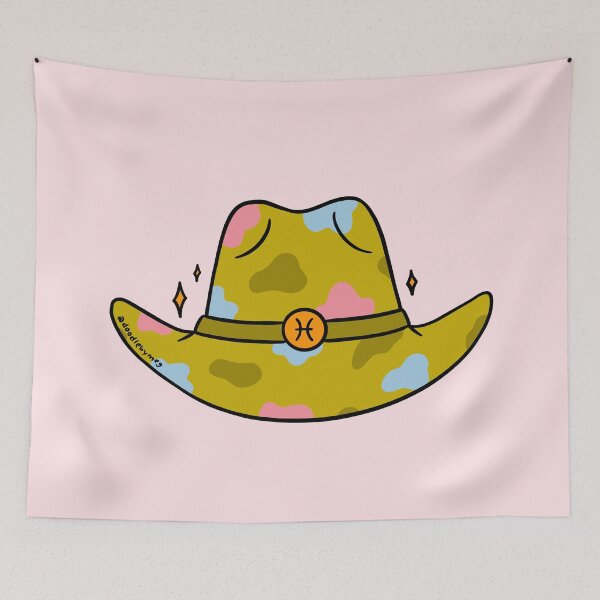 Item preview, Pisces Cowboy Hat designed and sold by doodlebymeg.