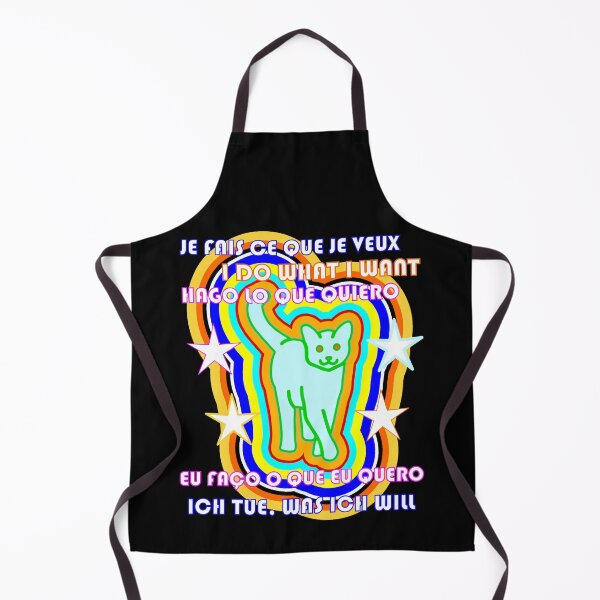 Item preview, Polyglot Cat I Do What I Want French English Spanish Portuguese German designed and sold by artfulnotebook.