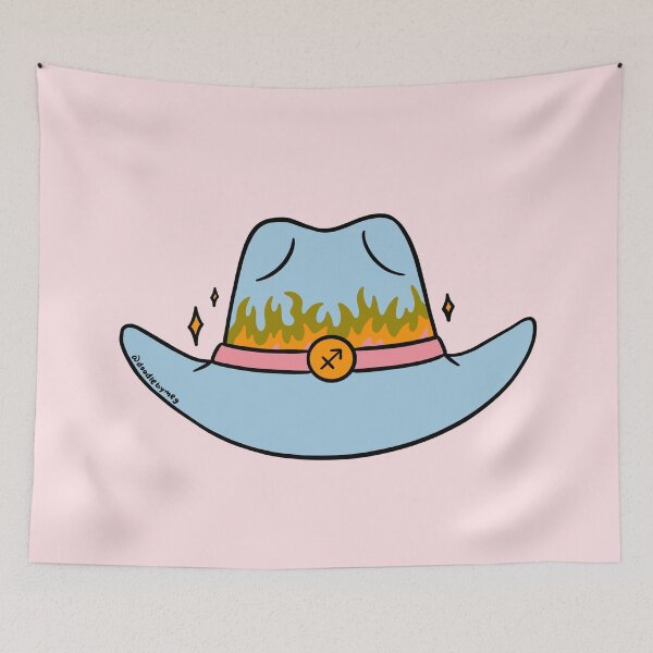 Item preview, Sagittarius Cowboy Hat designed and sold by doodlebymeg.