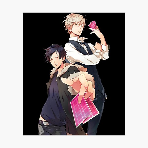 Aperçu de l'œuvre Cadeau drôle Izaya Orihara Durarara Light Novel Anime cadeau pour les fans créée et vendue par Timothymati2828.