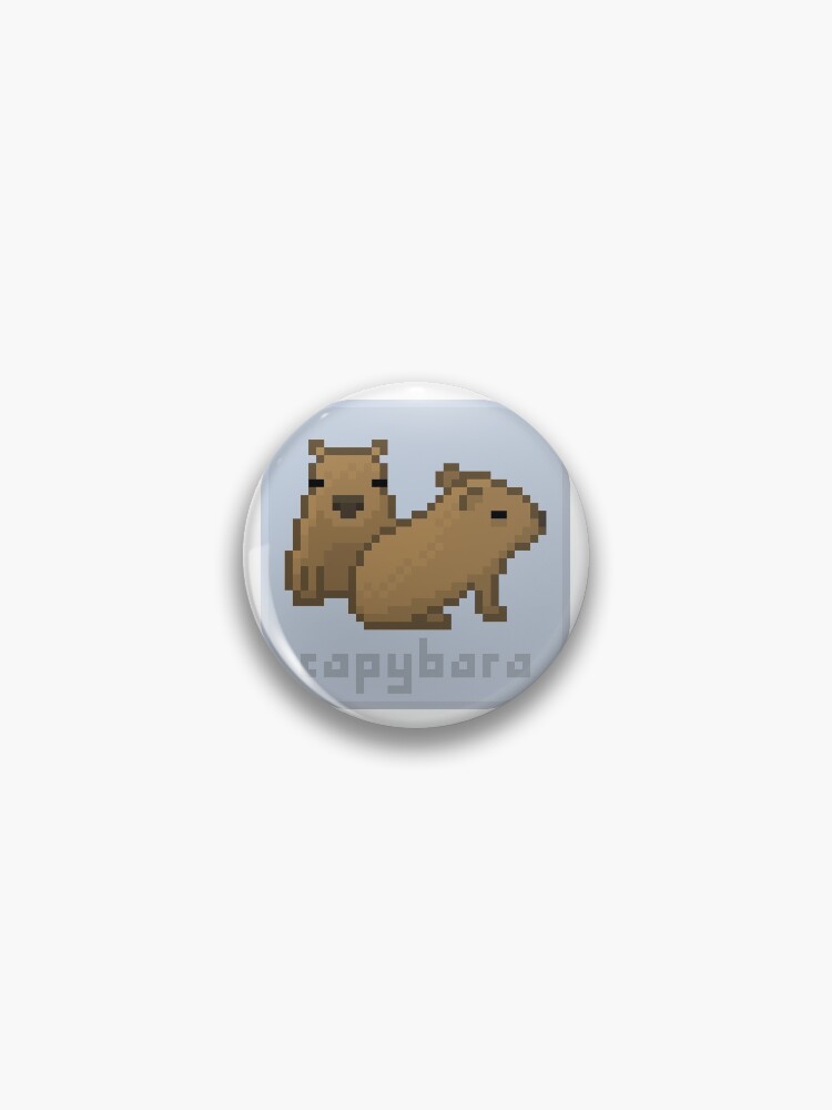 Smol Pixel Capybara Sticker for Sale by TofuPixel