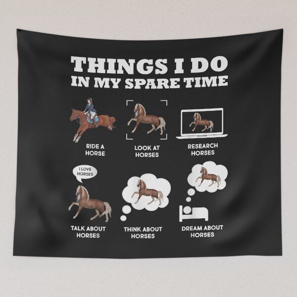 Item preview, Horse Things I Do In My Spare Time Horsing Horseback Rider designed and sold by Siosaia88.