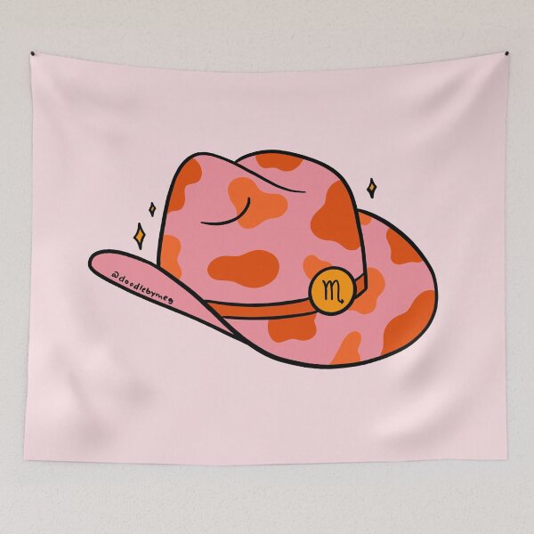 Item preview, Scorpio Cowboy Hat designed and sold by doodlebymeg.