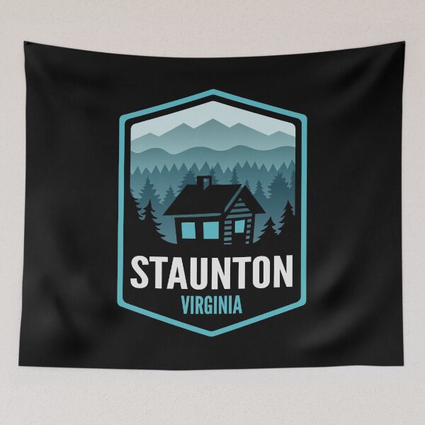 Aperçu de l'œuvre Staunton Virginia Mountain Town Cabin créée et vendue par HalpinDesign.