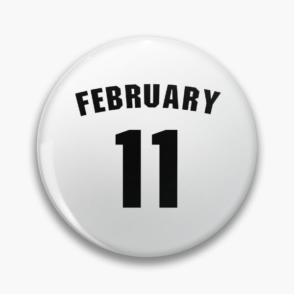 Item preview, Date of birth  11 February birthday gift sport design designed and sold by Panya-Design.