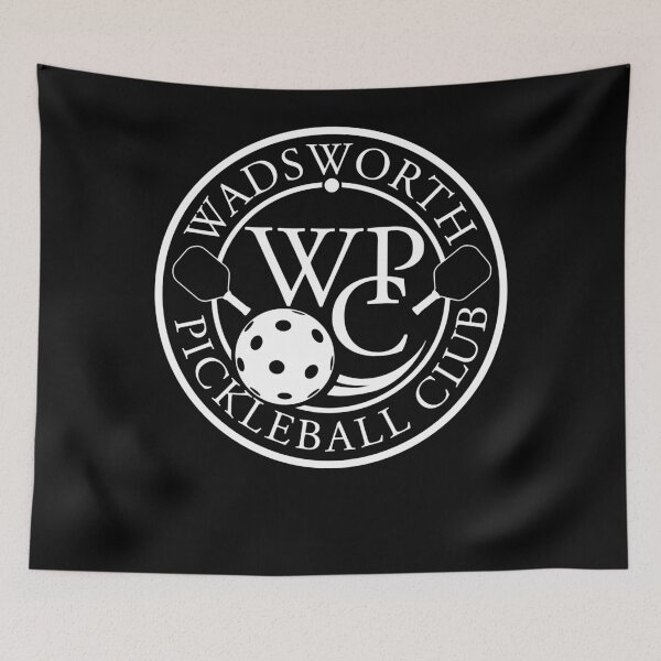 Item preview, Wadsworth Pickleball Club white logo Classic  designed and sold by CristonIrving.