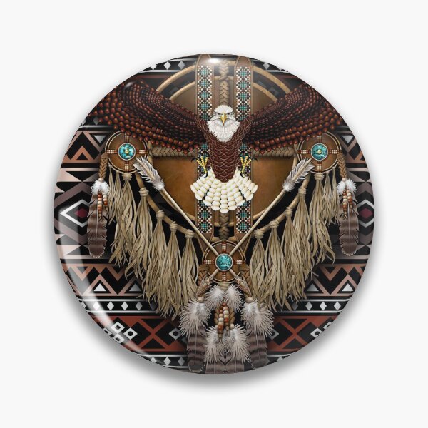 Item preview, Native American African Eagle Mandala designed and sold by DarelliBeauty.