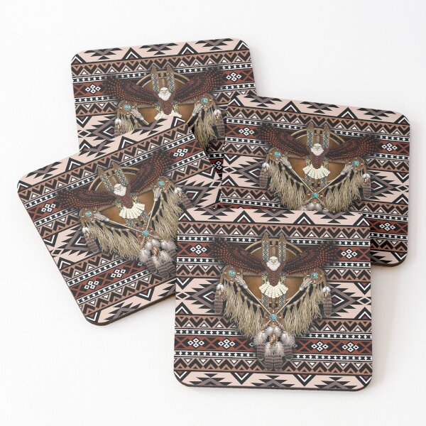 Item preview, Native American African Eagle Mandala designed and sold by DarelliBeauty.