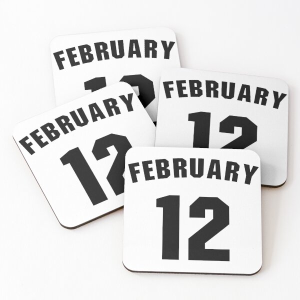 Item preview, Date of birth  12 February birthday gift sport design designed and sold by Panya-Design.