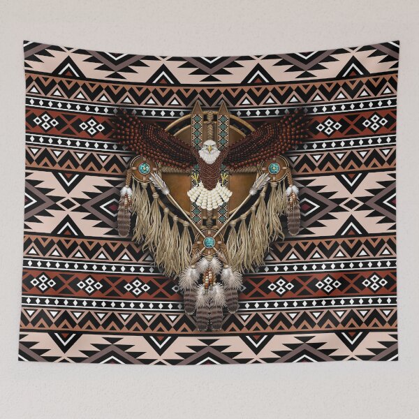 Item preview, Native American African Eagle Mandala designed and sold by DarelliBeauty.