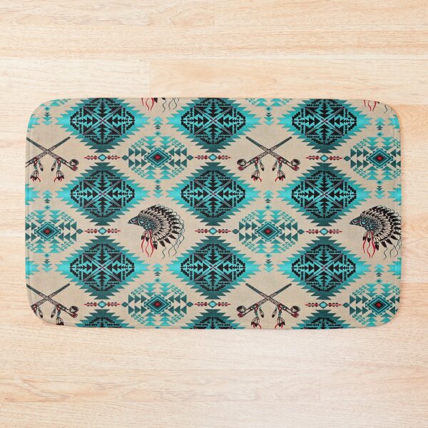 Item preview, Native American Indian Bear Pattern designed and sold by DarelliBeauty.