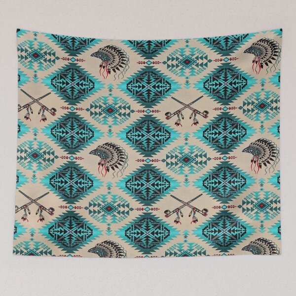 Item preview, Native American Indian Bear Pattern designed and sold by DarelliBeauty.