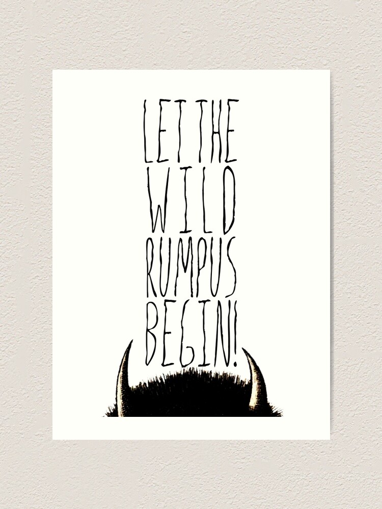 let the wild rumpus start printable