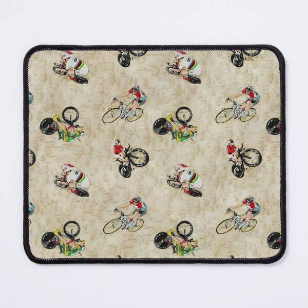 Item preview, Vintage Cyclists On Grey designed and sold by DarelliBeauty.