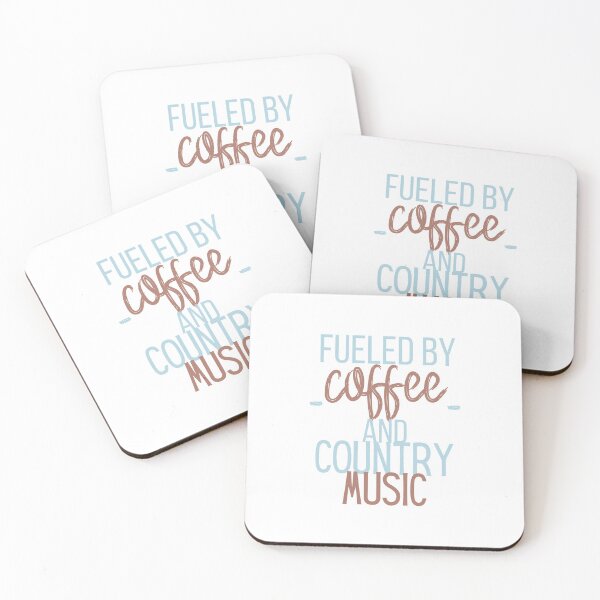 Item preview, FUELED BY COFFEE AND COUNTRY MUSIC designed and sold by successmom.