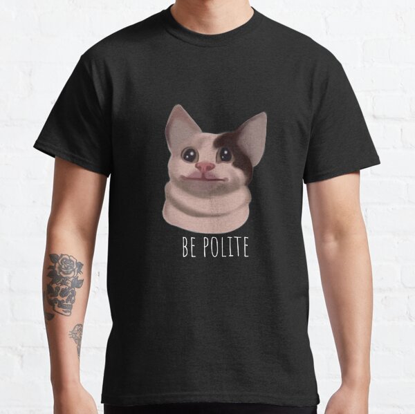 Polite 2025 cat shirt