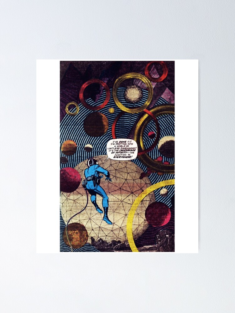 "Jack Kirbys Photo Collage In Fantastic Four" Poster for Sale by ShereeLynn1 Redbubble