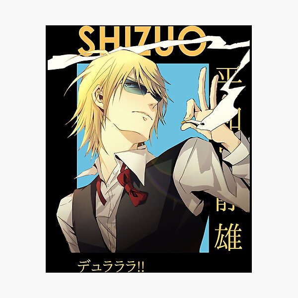 Aperçu de l'œuvre Musique Enfants Shizuo Heiwajima Durarara Carte Anime Cadeaux Graphiques Mignons créée et vendue par Timothymati2828.