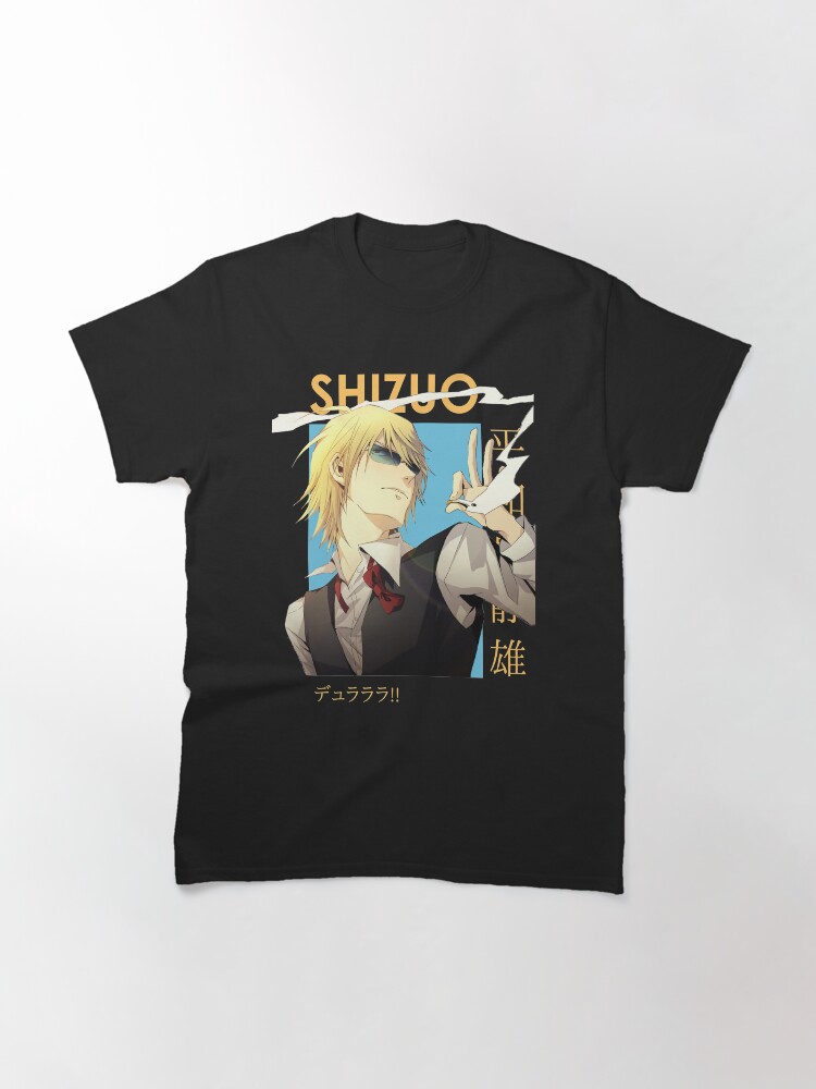 Aperçu 3 sur 7. T-shirt classique avec l'œuvre Musique Enfants Shizuo Heiwajima Durarara Carte Anime Cadeaux Graphiques Mignons créée et vendue par Timothymati2828.