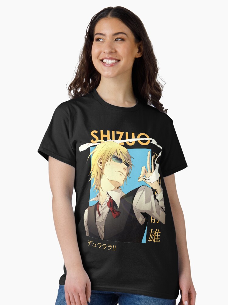 Aperçu 2 sur 7. T-shirt classique avec l'œuvre Musique Enfants Shizuo Heiwajima Durarara Carte Anime Cadeaux Graphiques Mignons créée et vendue par Timothymati2828.