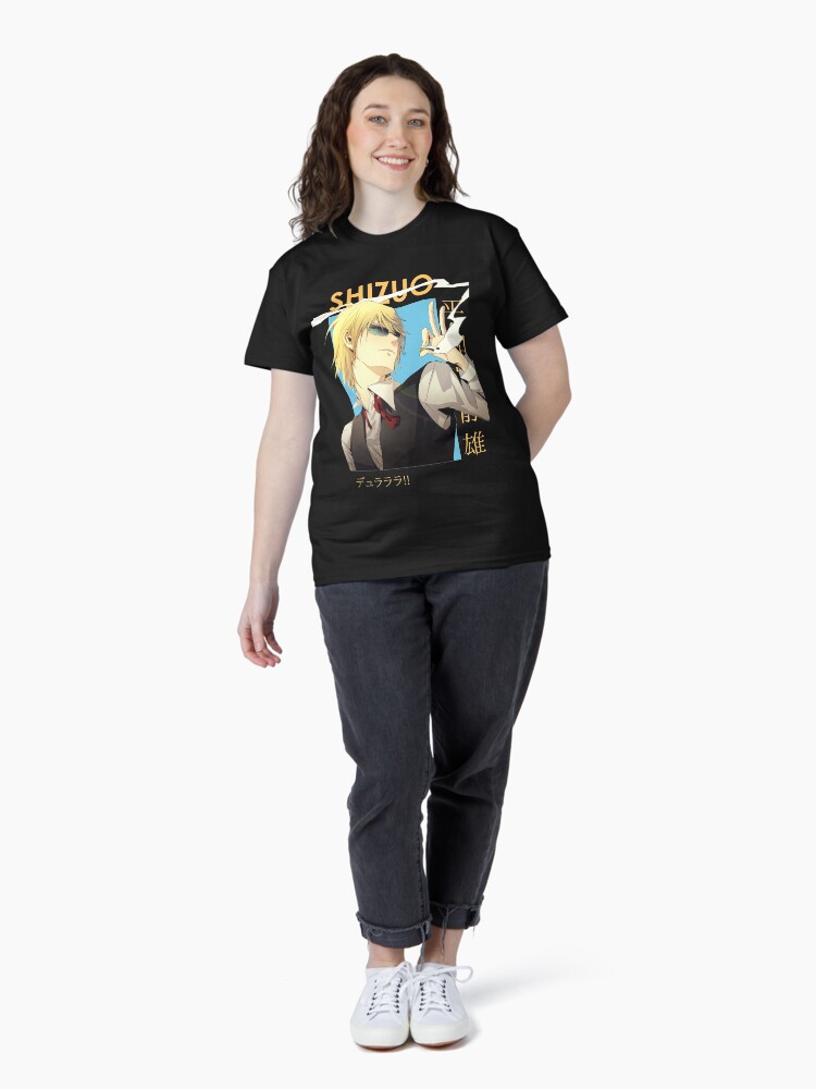 Aperçu 4 sur 7. T-shirt classique avec l'œuvre Musique Enfants Shizuo Heiwajima Durarara Carte Anime Cadeaux Graphiques Mignons créée et vendue par Timothymati2828.