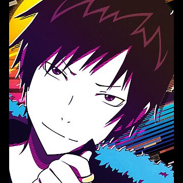 Aperçu de l'œuvre Musique Rétro Celty Manga Orihara Izaya Graphique Pour Fan de Timothymati2828