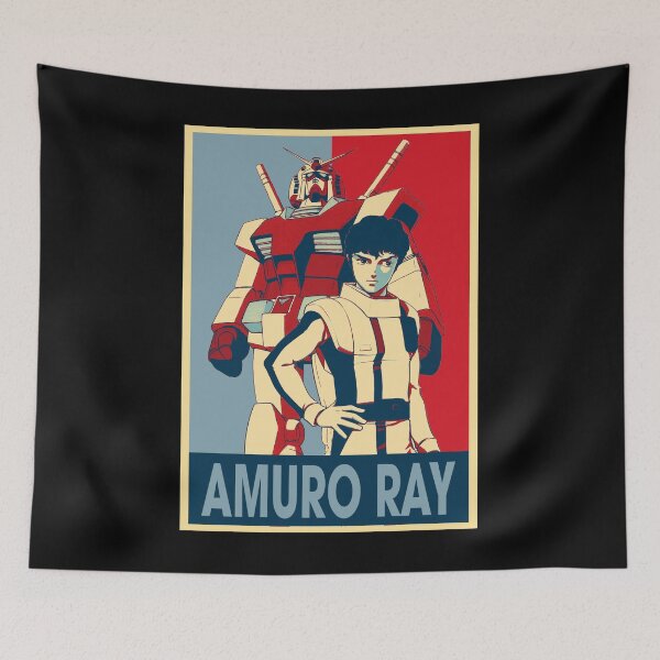Item preview, Sticker Amuro Ray character robots poster designed and sold by DanielBarros156.