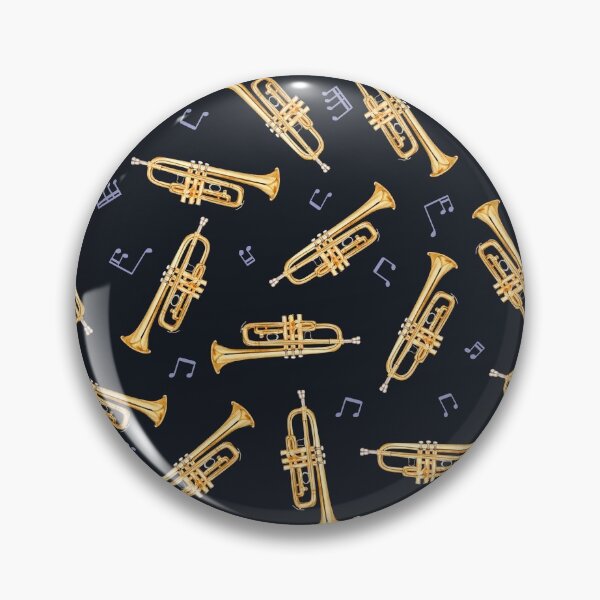 Item preview, Gold Trumpet On Black  designed and sold by DarelliBeauty.