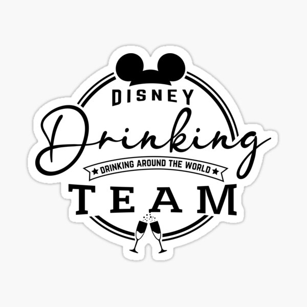"Drinking Team Drink Around The World " Sticker for Sale by