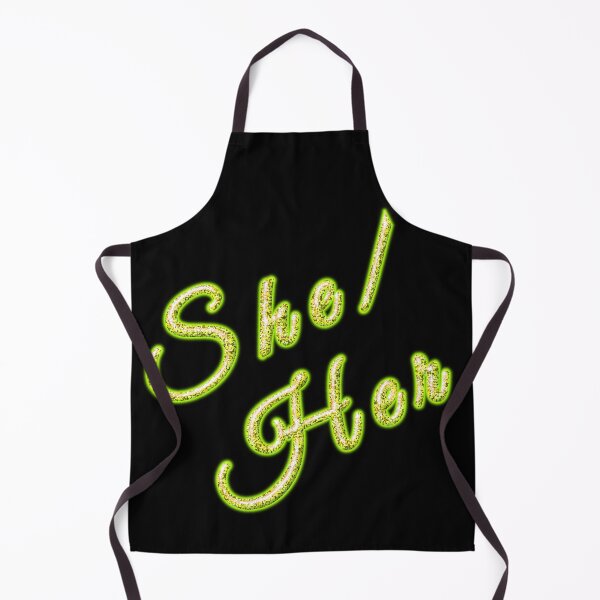 Item preview, Pronoun Glownouns- Yellow She/Her designed and sold by FalcoSkyWolf.