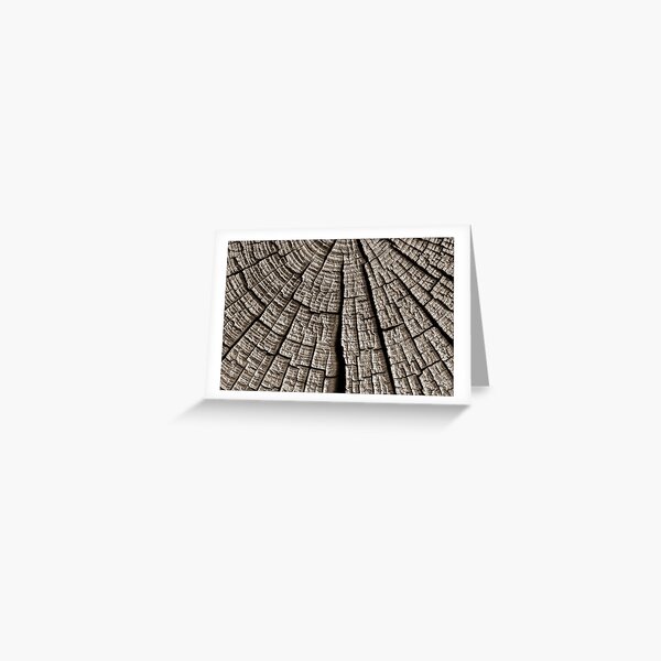 Weathered Wood Pattern (c) Greeting Card