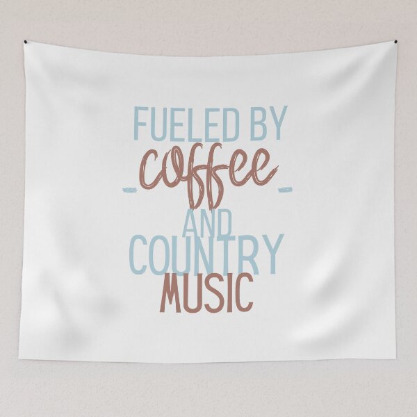 Item preview, FUELED BY COFFEE AND COUNTRY MUSIC designed and sold by successmom.