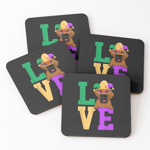 Item preview, I Love Mardi Gras Dane Dog Matching Family designed and sold by Siosaia88.