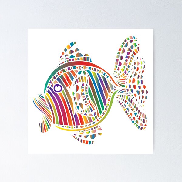 Artikelvorschau, Regenbogen Fisch entworfen und verkauft von Bright Designs.