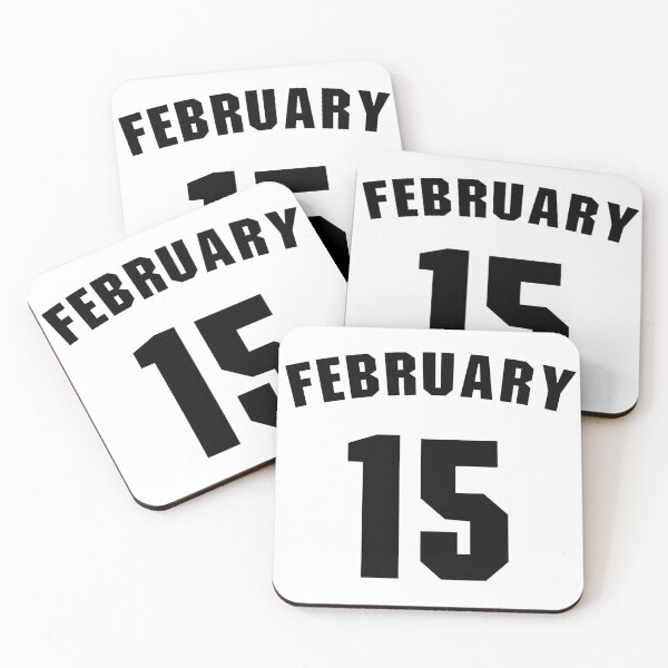 Item preview, Date of birth  15 February birthday gift sport design designed and sold by Panya-Design.