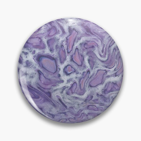 Item preview, Lilac Acrylic Pouring Abstract Fluid Art designed and sold by CatyArte.