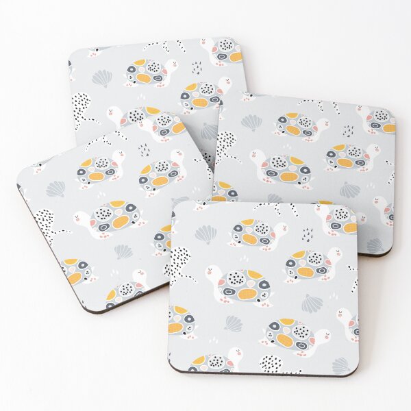 Item preview, Abstract White Turtle Marine  designed and sold by AverilArt.