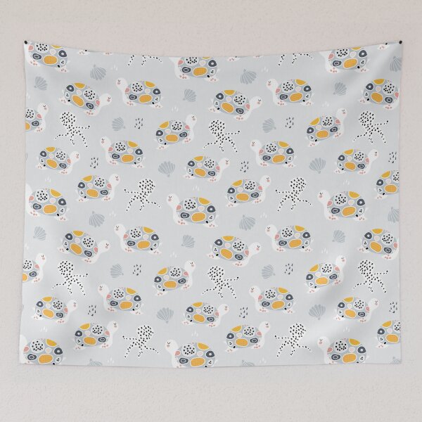 Item preview, Abstract White Turtle Marine  designed and sold by AverilArt.