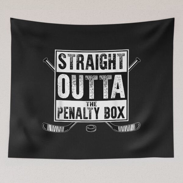 Item preview, Ice Hockey Player Gift Straight Outta The Penalty Box designed and sold by Donnie56441.
