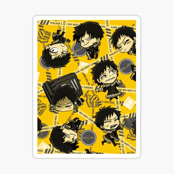 Aperçu de l'œuvre Femmes Hommes Izaya Orihara Chibi Couverture Jaune Cadeau Pour Les Fans De Cinéma créée et vendue par Timothymati2828.