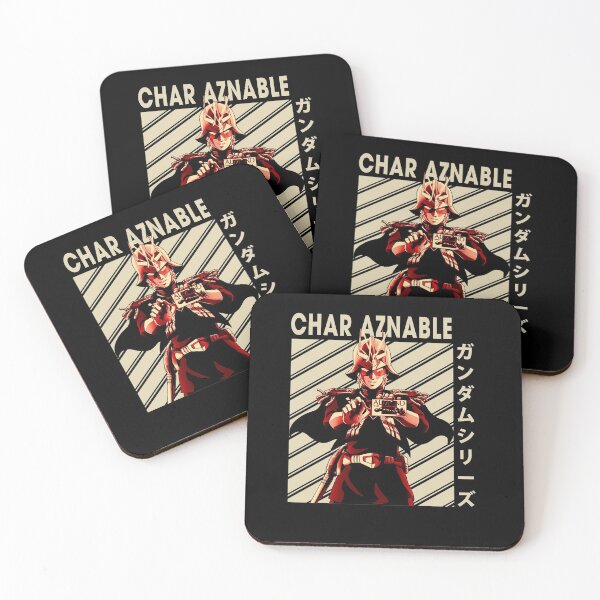 Item preview, Char Aznable robots poster designed and sold by DanielBarros156.