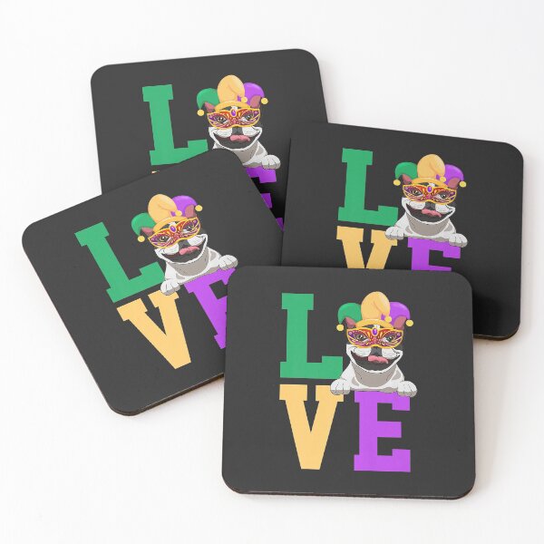 Item preview, I Love Mardi Gras French Bulldog Dog Matching Family designed and sold by Siosaia88.