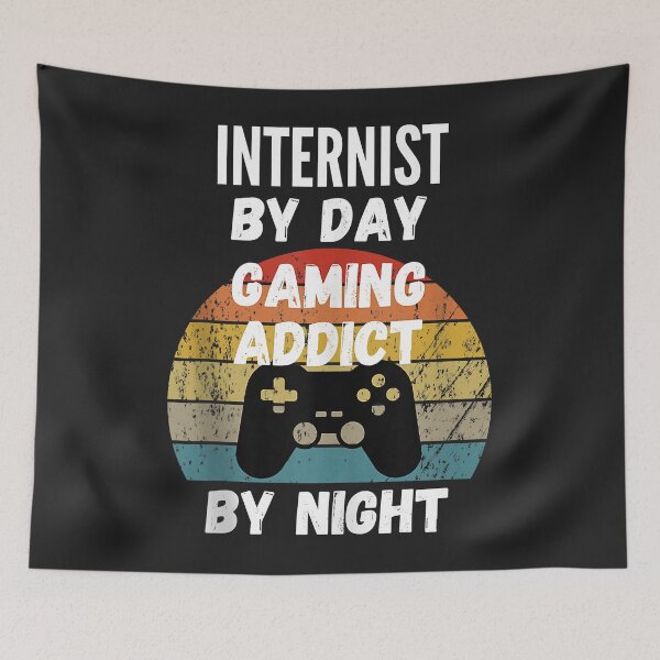 Item preview, Internist By Day, Gaming Addict By Night designed and sold by Siosaia88.