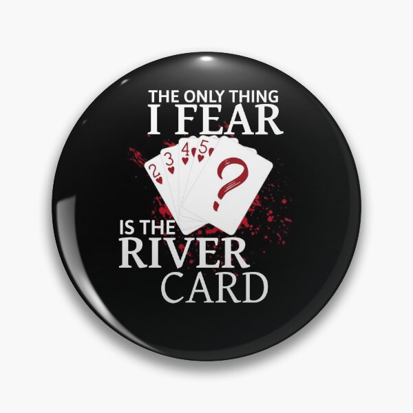Item preview, The Only Thing I Fear Is The River T-shirt, Funny Poker Shirt, Casino Shirt, Poker Player Gift, Poker Tee Women, Gambling T-shirt designed and sold by Djikou.