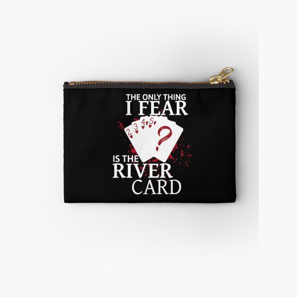Item preview, The Only Thing I Fear Is The River T-shirt, Funny Poker Shirt, Casino Shirt, Poker Player Gift, Poker Tee Women, Gambling T-shirt designed and sold by Djikou.