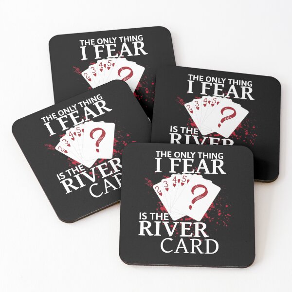 Item preview, The Only Thing I Fear Is The River T-shirt, Funny Poker Shirt, Casino Shirt, Poker Player Gift, Poker Tee Women, Gambling T-shirt designed and sold by Djikou.