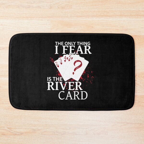 Item preview, The Only Thing I Fear Is The River T-shirt, Funny Poker Shirt, Casino Shirt, Poker Player Gift, Poker Tee Women, Gambling T-shirt designed and sold by Djikou.
